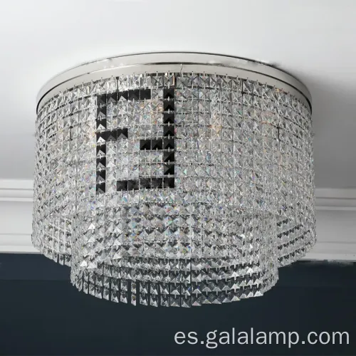 Luz de techo de LED de cristal moderno elegante